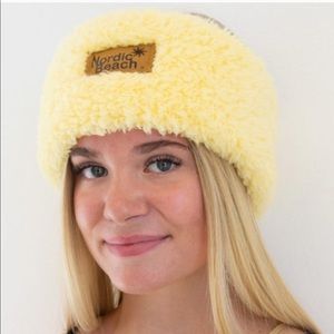 Lemon Yellow Nordic Beach Headwrap
